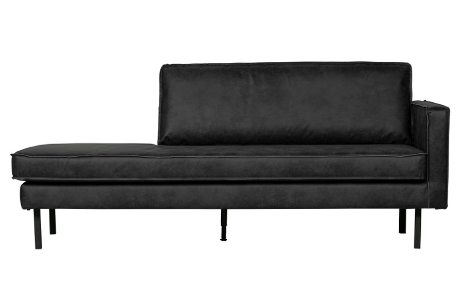Rodeo Daybed Right Schwarz