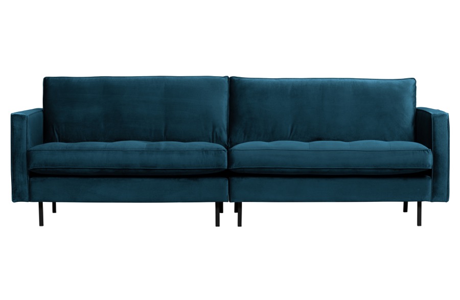 Rodeo Classic Sofa 3-seater Velvet Blue