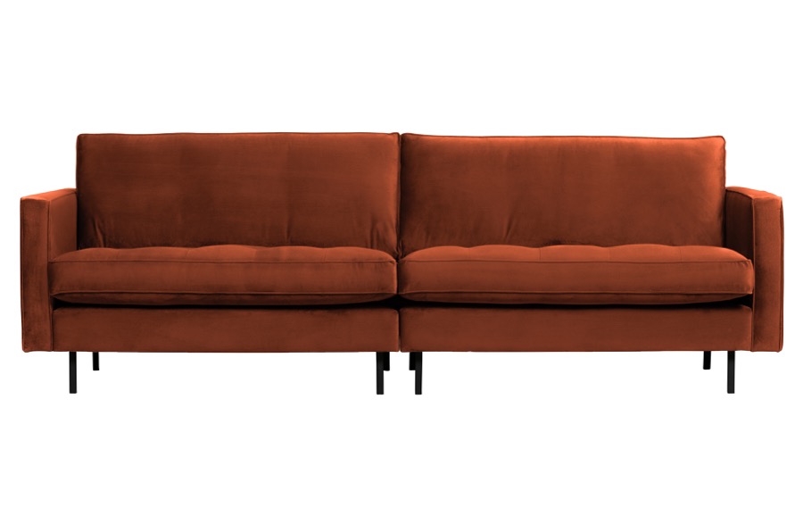 Rodeo Classic Sofa 3-seater Velvet Rust