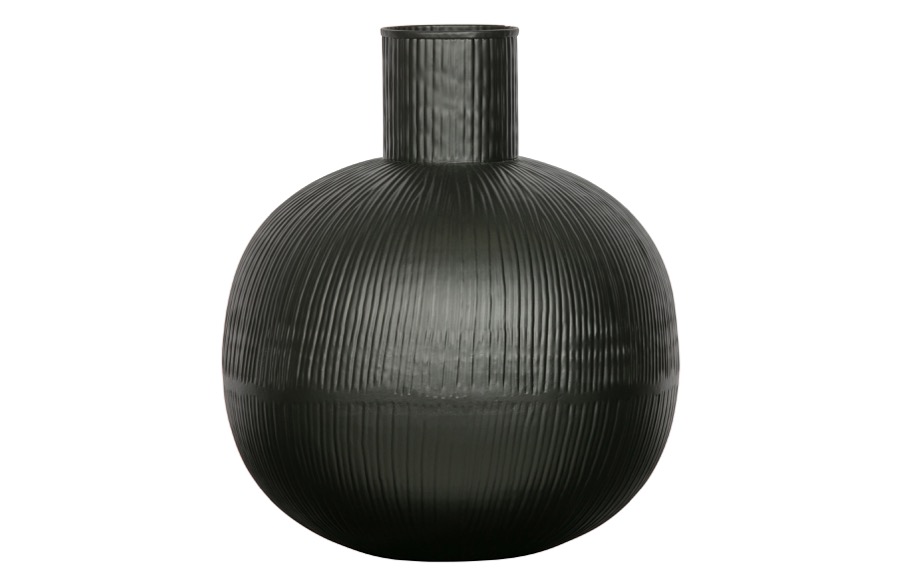 Pixie Vase Metall Schwarz
