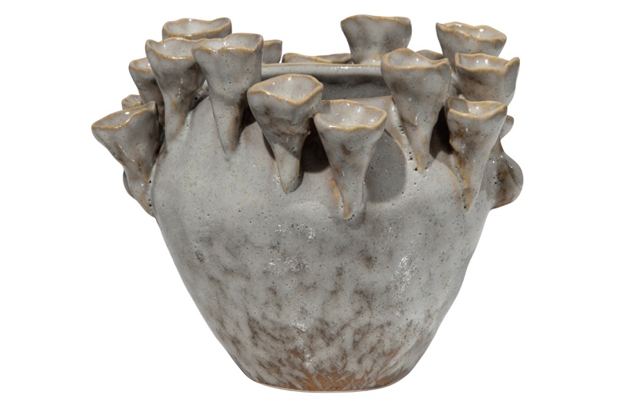 Pipe Coral Vase Keramik Naturel Mix