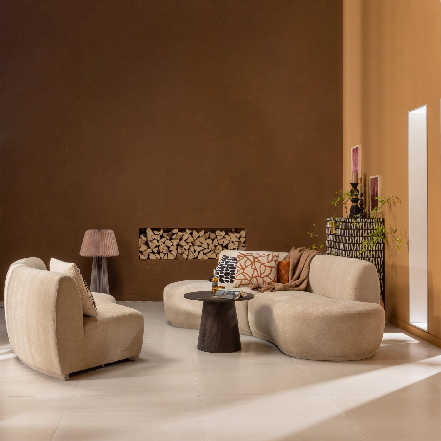MAAN COUCHTISCH MDF DUNKELBRAUN 40xO80CM 377397-D – Bild 3