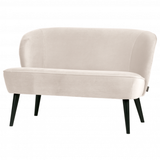 SARA KLEINES SOFA SAMT OFF WHITE [fsc] 340443-OW