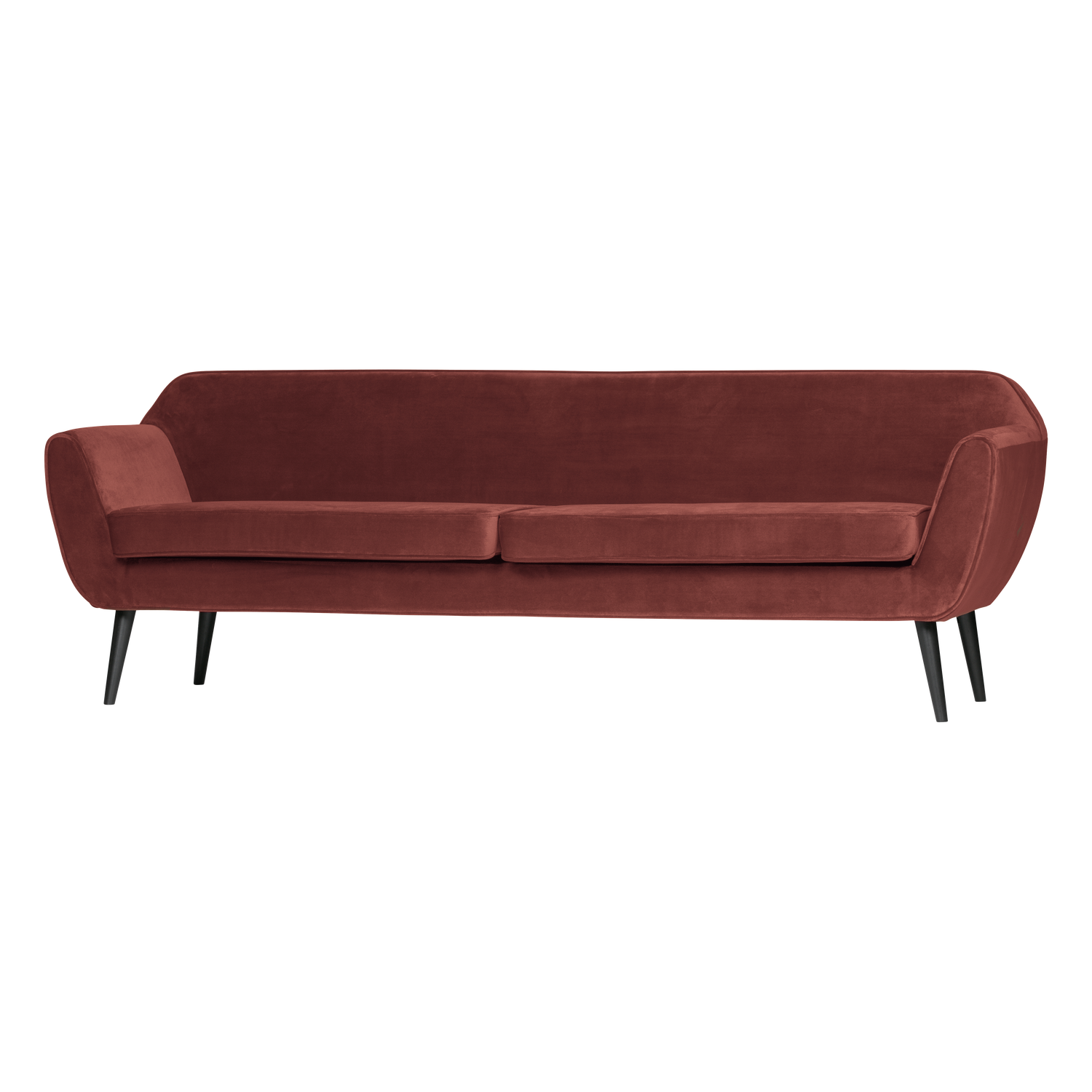 ROCCO XL SOFA 230 CM SAMT BORDEAUXROT [fsc] 340480-R