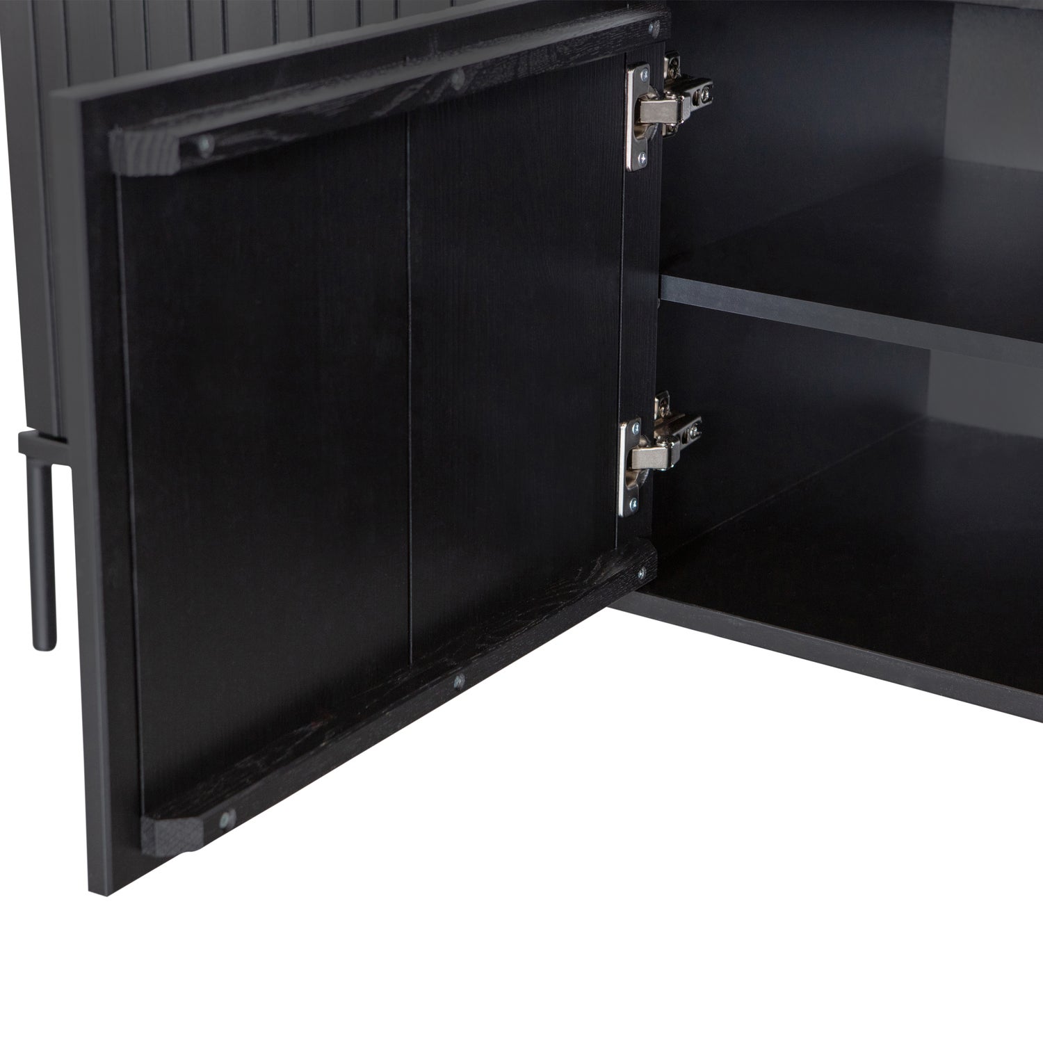 NEW GRAVURE TV-MOBEL 150 CM KIEFER SCHWARZ [fsc] 373473-Z – Bild 7