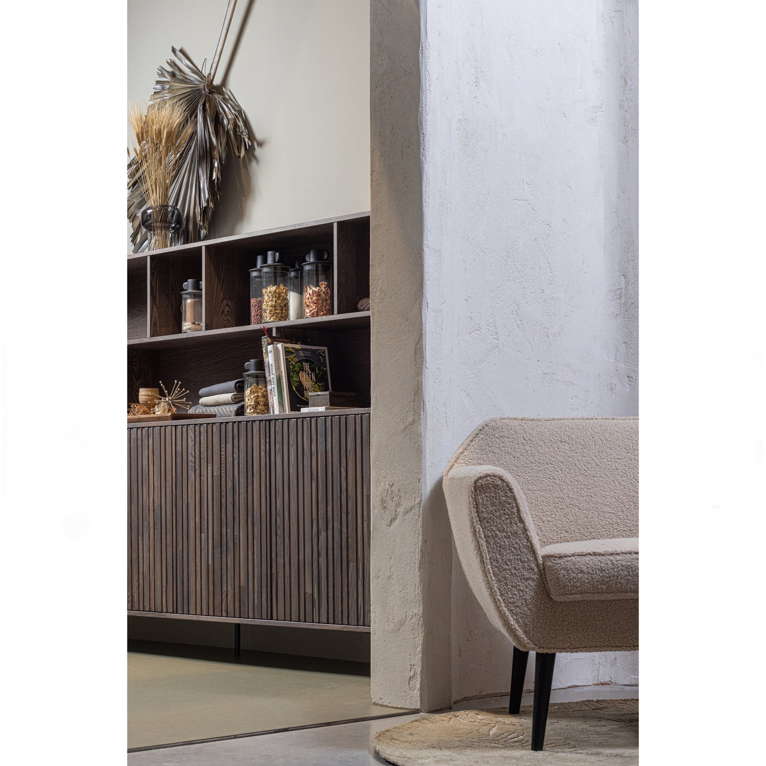 NEW GRAVURE WANDSCHRANK ASCHE FURNIER ESPRESSO [fsc] 373585-E – Bild 3