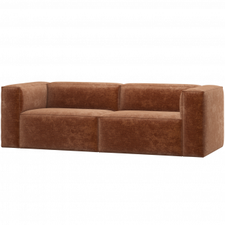 BEAN 3,5-SITZER SOFA CHENILLE VELVET TERRA 373721-VE