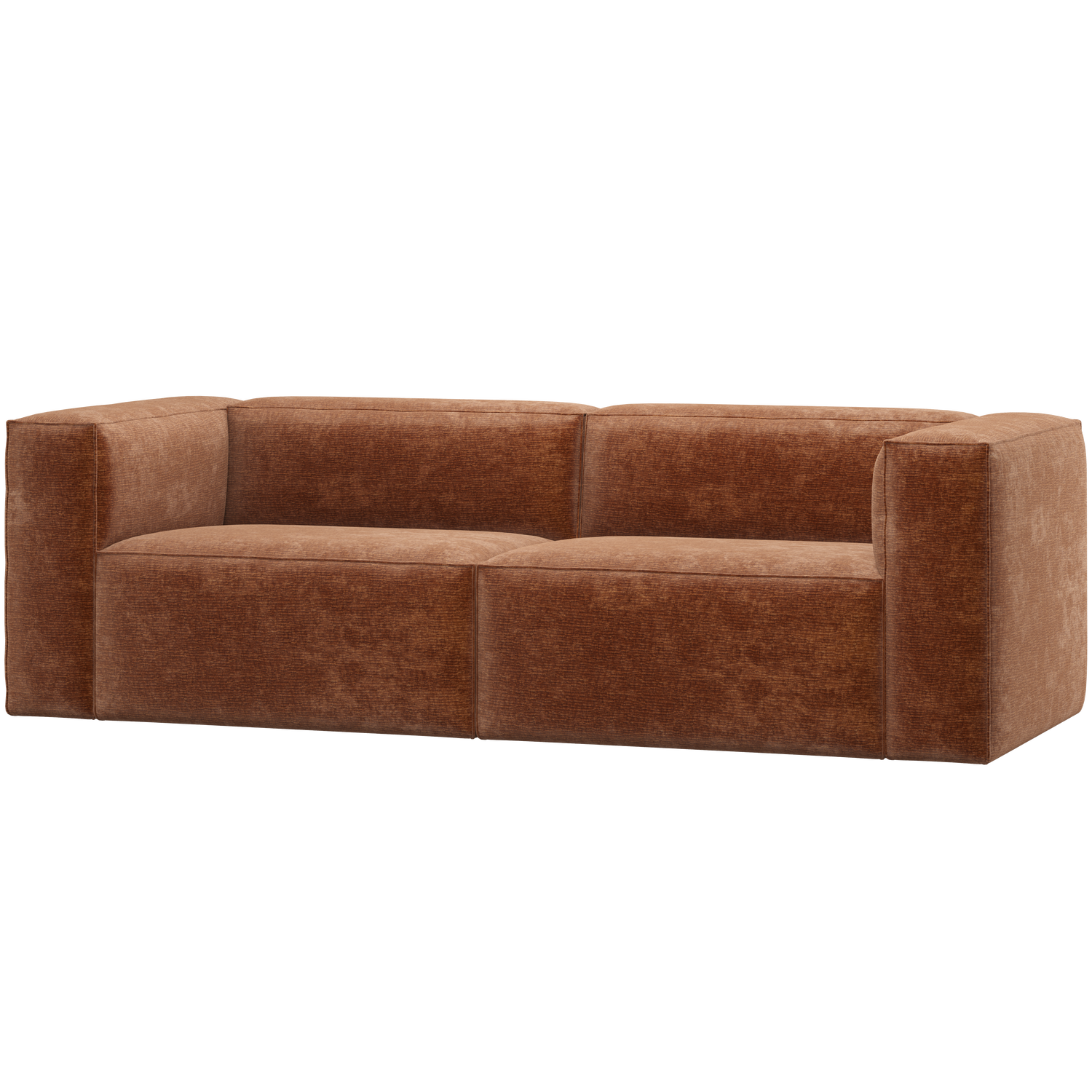 BEAN 3,5-SITZER SOFA CHENILLE VELVET TERRA 373721-VE