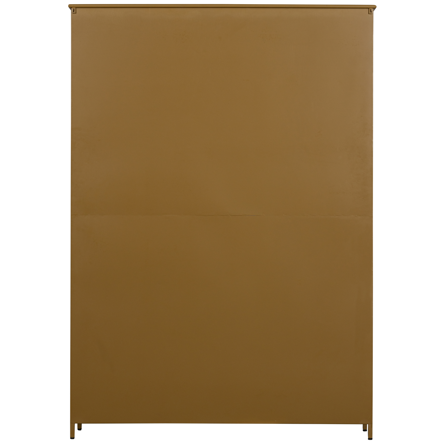 EXHIBIT XL 3-TURIG VITRINE SCHRANK METALL HONIGGELB 375042-H – Bild 6
