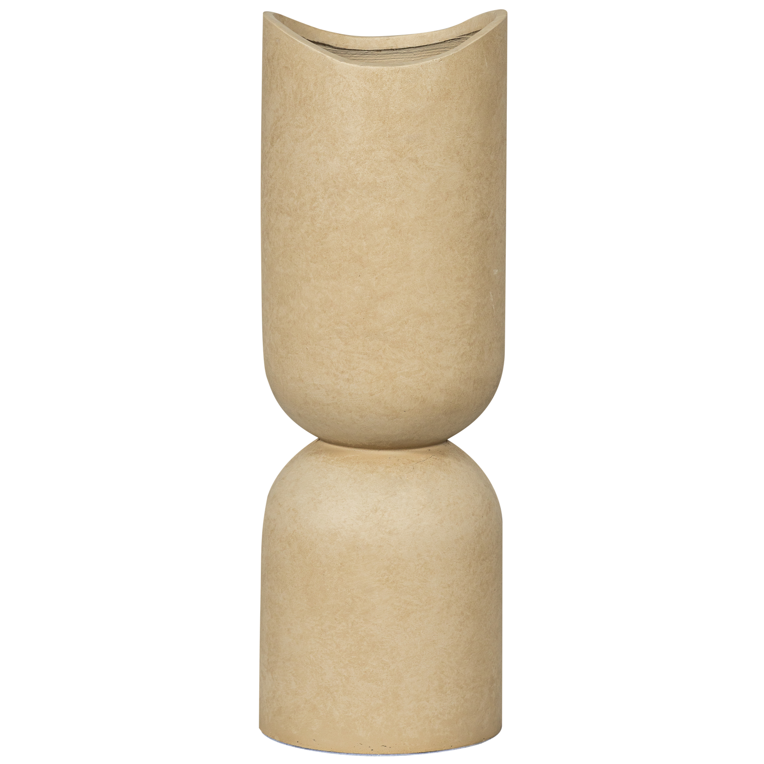 MOSI VASE PFLANZGEFASS FIBRE CLAY BEIGE 75xO25CM 375056-B – Bild 4