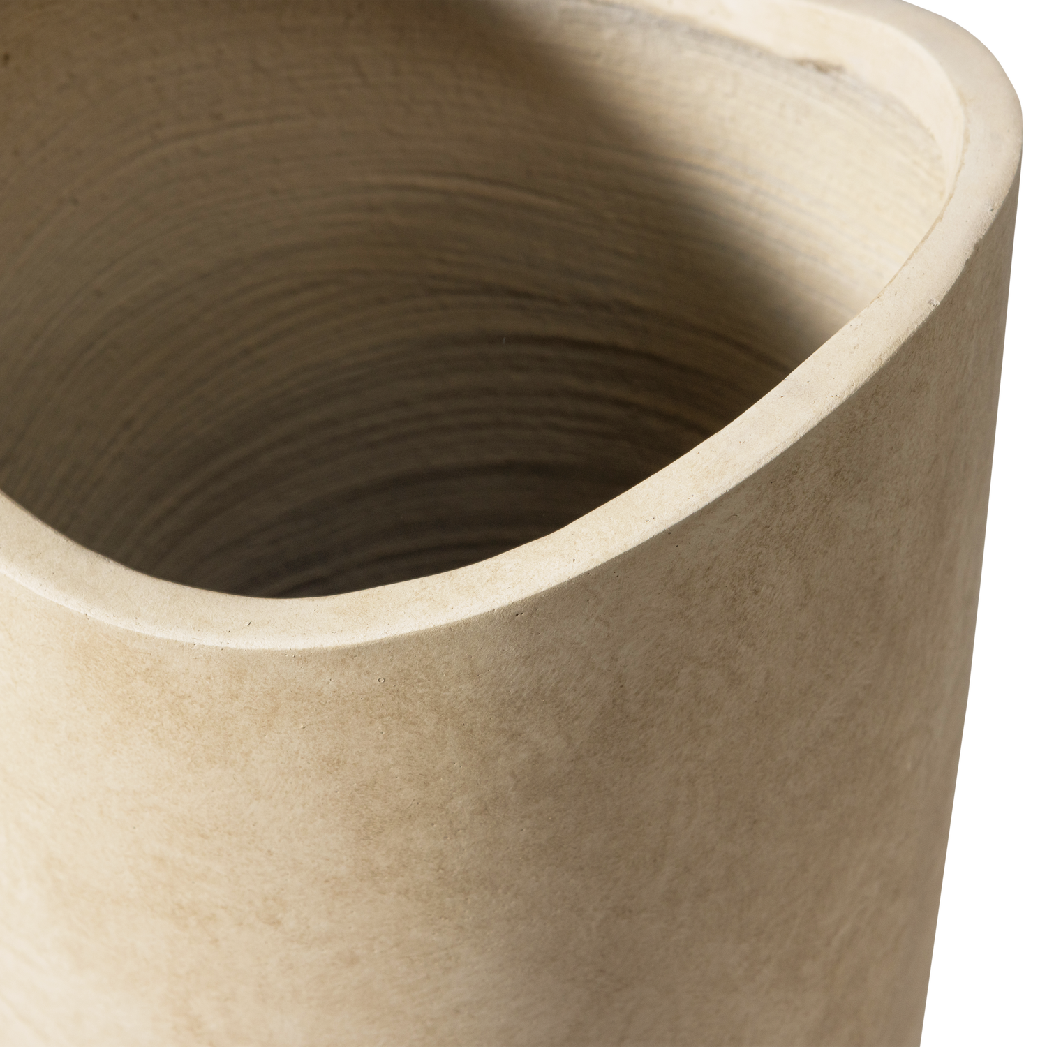 MOSI VASE PFLANZGEFASS FIBRE CLAY BEIGE 75xO25CM 375056-B – Bild 5