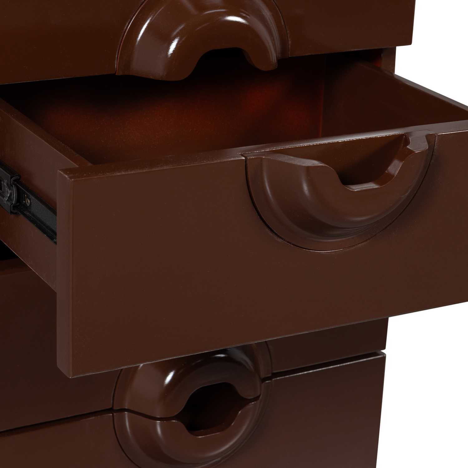 MERGE KOMMODE 6 SCHUBLADEN EUCALYPTUS HOLZ BRAUN ROT 375093-B – Bild 7