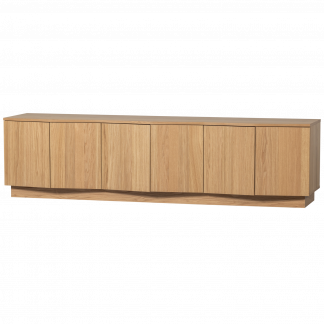 ZUMA TV-MOBEL 200 CM EICHE FURNIER TRANSPARENT [fsc] 375182-TP