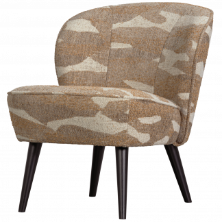 SARA SESSEL GEWEBTER STOFF TARNMUSTER SAND 375690-CG