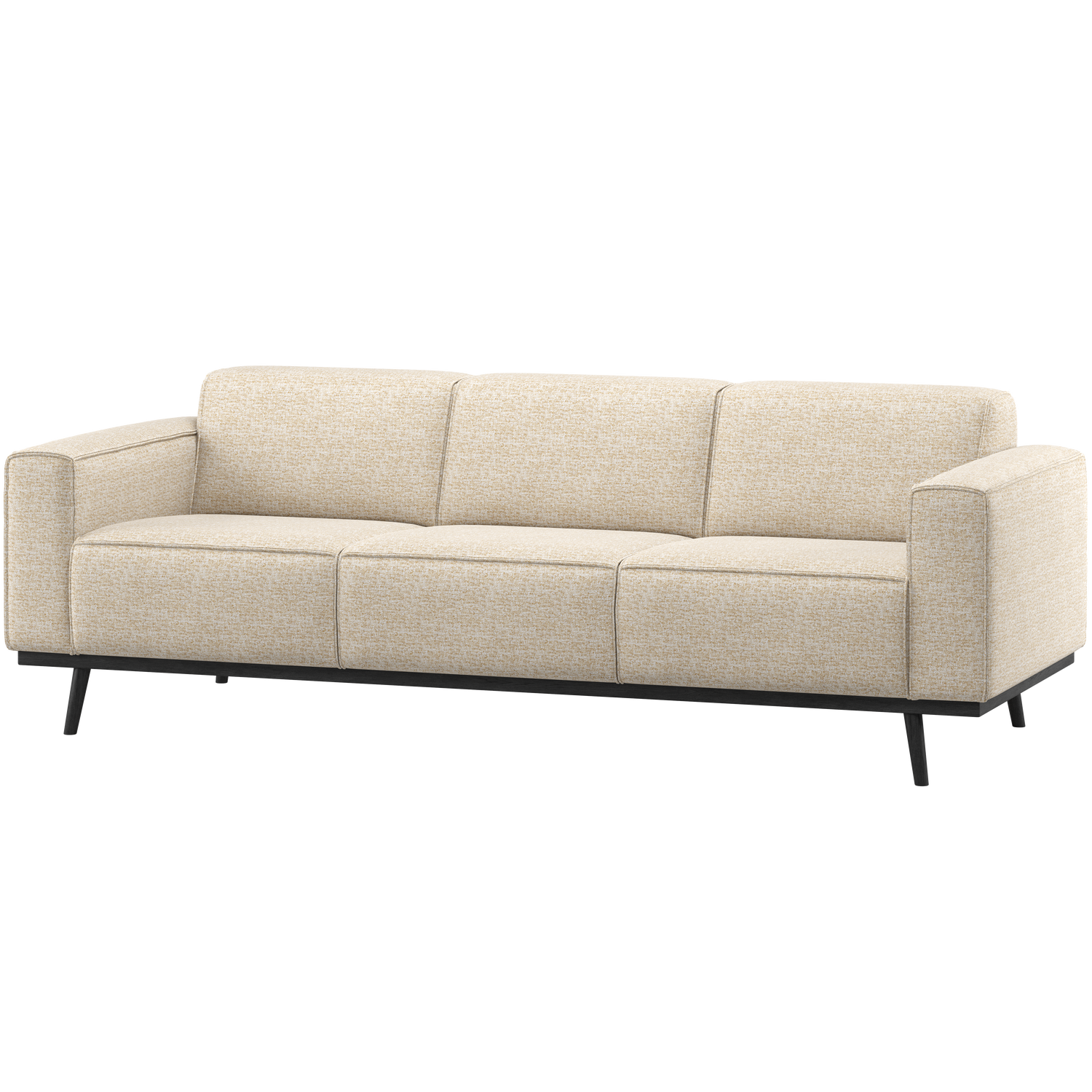 STATEMENT 3-SITZER SOFA SOFA 230 CM BEIGE MELANGE 377088-EM