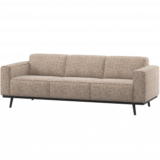 STATEMENT 3-SITZER SOFA 230 CM HELLBRAUN MELANGE 377088-LM