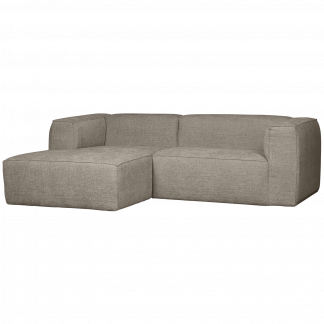 BEAN CHAISE LONGUE SOFA LINKS CHUNKY MELANGE TRAVERTIN 377432-MR