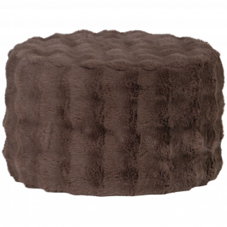 OLVEN HOCKER NIEDRIG FLUFFIG LAGER BRAUN 377651-B