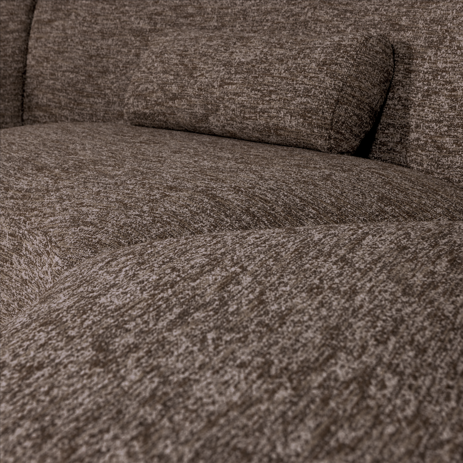 BATAVIER HALBRUNDES SOFA 6-SITZER BRAUN MELANGE 377655-RM – Bild 5