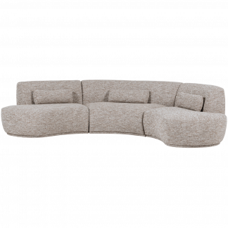 BATAVIER HALBRUNDES SOFA 6-SITZER SAND MELANGE 377655-ZM