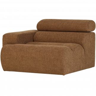 NOVI 1-SITZER ELEMENT ARM LINKS BOUCLE KARAMELBRAUN 377660-K