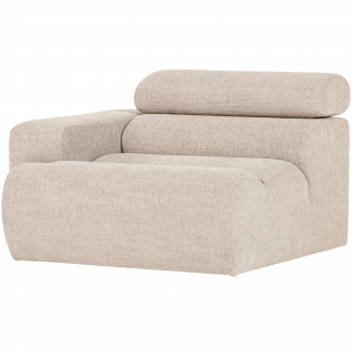 NOVI 1-SITZER ELEMENT ARM LINKS BOUCLE NATUR 377660-N
