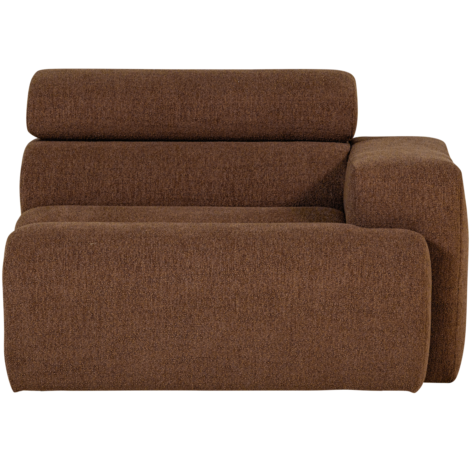 NOVI 1-SITZER ELEMENT ARM RECHTS BOUCLE MOKKABRAUN 377661-M – Bild 2