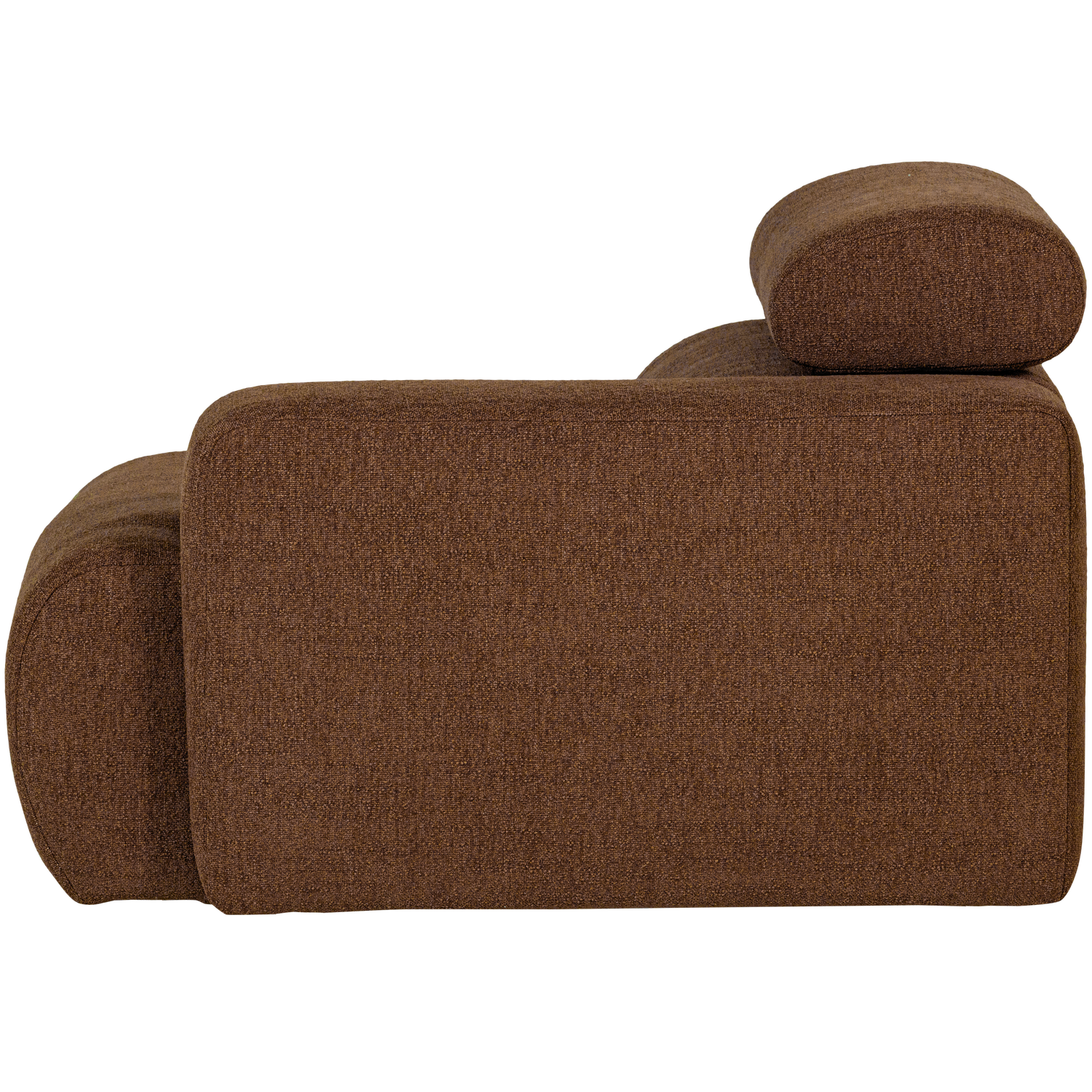 NOVI 1-SITZER ELEMENT ARM RECHTS BOUCLE MOKKABRAUN 377661-M – Bild 5