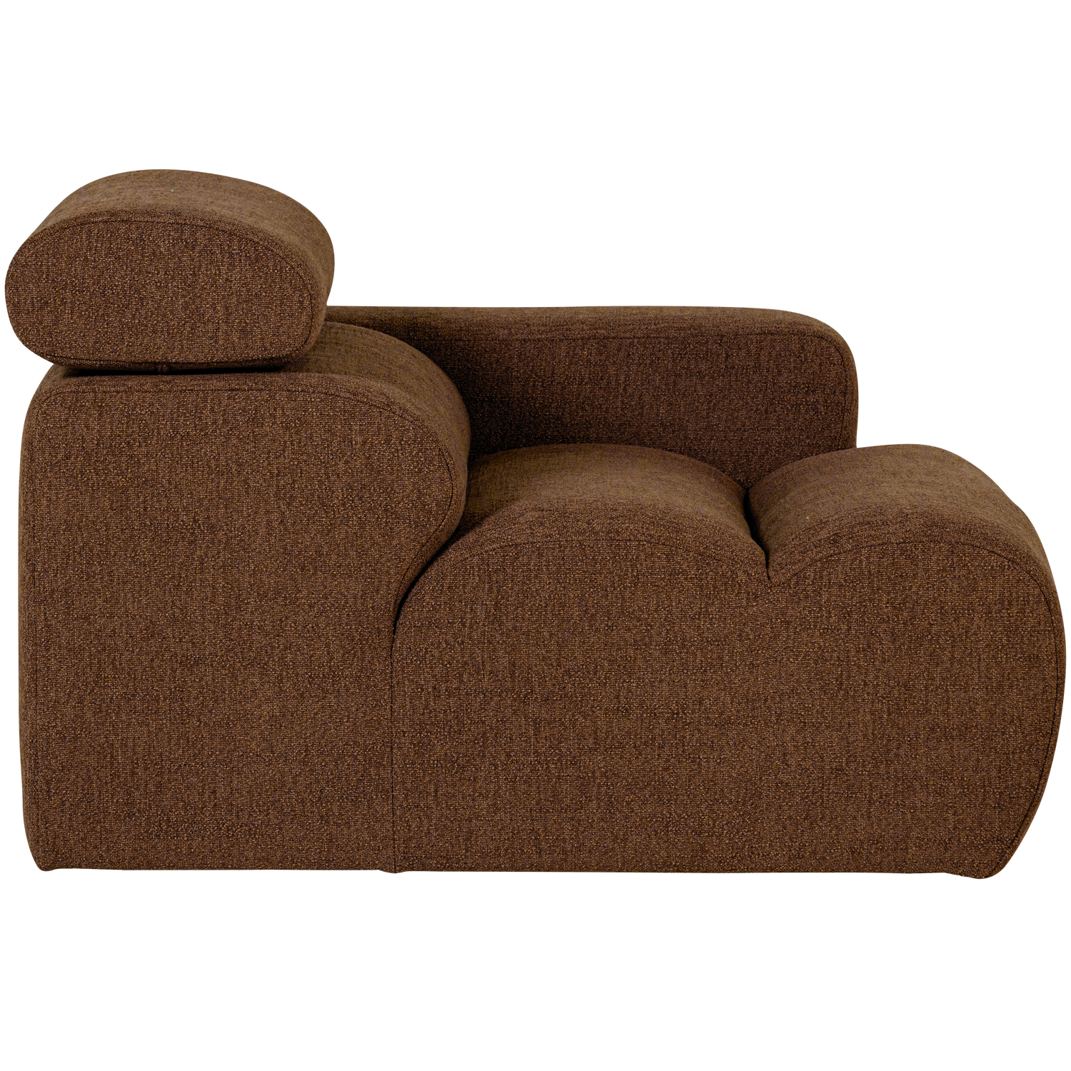 NOVI 1-SITZER ELEMENT ARM RECHTS BOUCLE MOKKABRAUN 377661-M – Bild 6