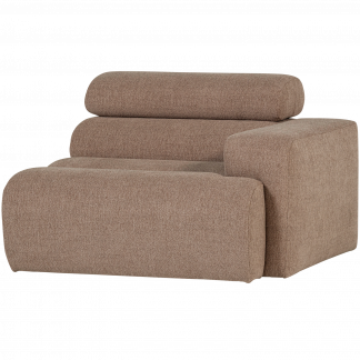 NOVI 1-SITZER ELEMENT ARM RECHTS BOUCLE TAUPE 377661-T