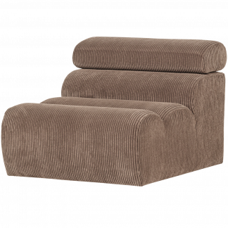 NOVI 1-SITZER ELEMENT GERIPPTER STOFF TAUPE 377662-RT