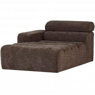 NOVI CHAISE LONGUE ELEMENT LINKS DUNKELBRAUN MELANGE 377663-DM