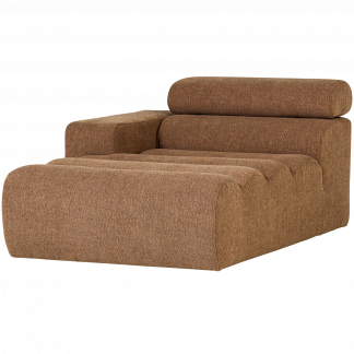 NOVI CHAISE LONGUE ELEMENT LINKS BOUCLE CARAMEL 377663-K