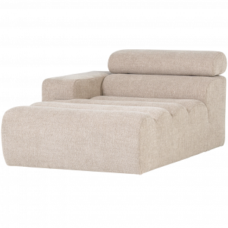 NOVI CHAISE LONGUE ELEMENT LINKS BOUCLE NATUR 377663-N