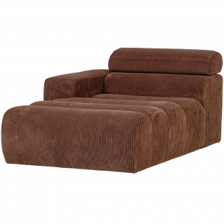 NOVI CHAISE LONGUE ELEMENT ARM LINKS GERIPPTER STOFF TERRA 377663-RE
