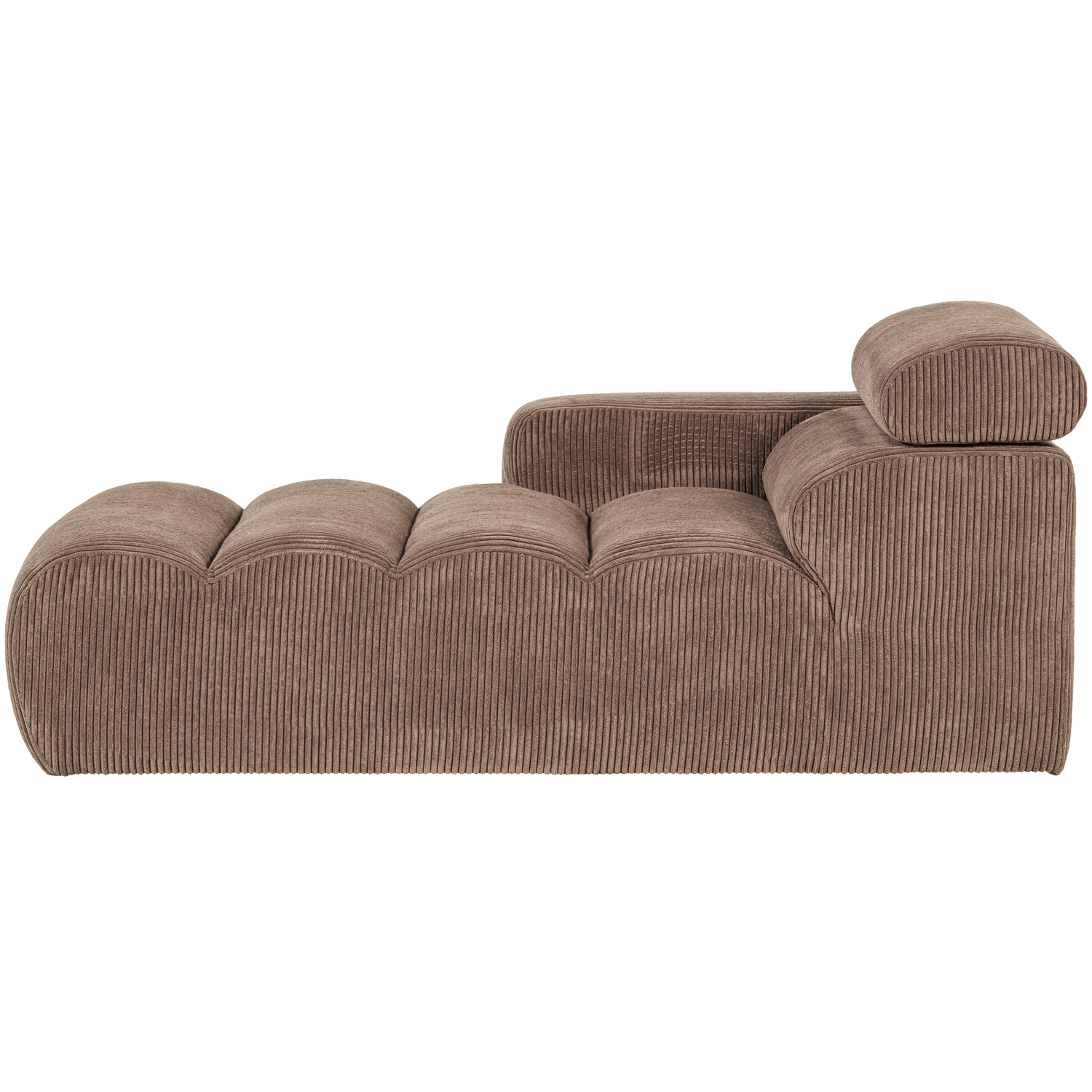 NOVI CHAISE LONGUE ELEMENT ARM LINKS GERIPPTER TAUPE 377663-RT – Bild 4