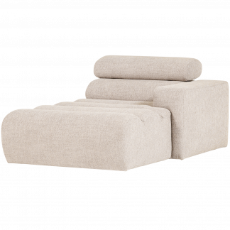 NOVI CHAISE LONGUE ELEMENT RECHTS BOUCLE NATUR 377664-N