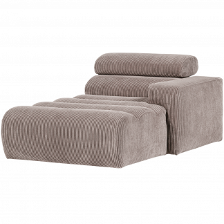 NOVI CHAISE LONGUE ELEMENT ARM RECHTS GERIPPTER SAND 377664-RZ