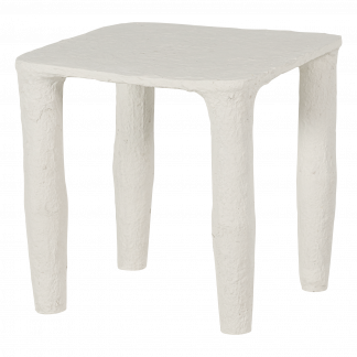 VION NIEDRIGER BEISTELTISCH PAPPMACHE OFF WHITE 377846-O