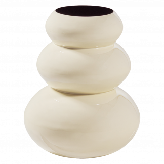 TERA VASE METALL HOCHGLANZ HELLGELB 377869-G