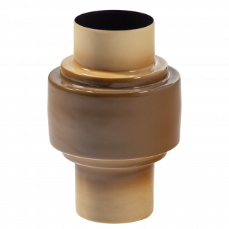 ORBA VASE 32X22 CM METALL HOCHGLANZ SAND 377872-Z