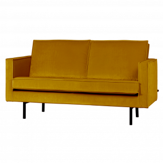RODEO 2-SITZER SOFA VELVET OKERGELB [fsc] 377960-132