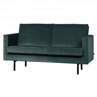 RODEO 2-SITZER SOFA VELVET GRUN BLAU [fsc] 377960-198