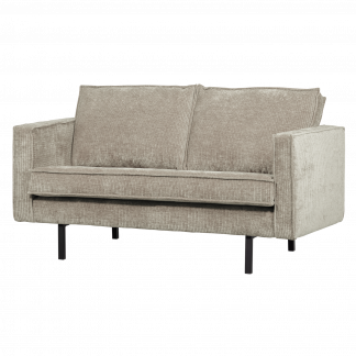 RODEO 2-SITZER SOFA GERIPPTER DUNKLER SAND [fsc] 377960-D