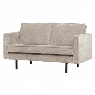 RODEO 2-SITZER SOFA GERIPPTER ECRU [fsc] 377960-E