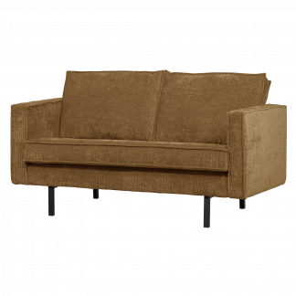 RODEO 2-SITZER SOFA GERIPPTER HONINGGELB [fsc] 377960-H