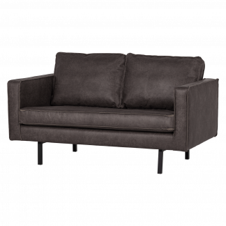 RODEO 2-SITZER SOFA ECOLEDER SCHWARZ [fsc] 377960-Z