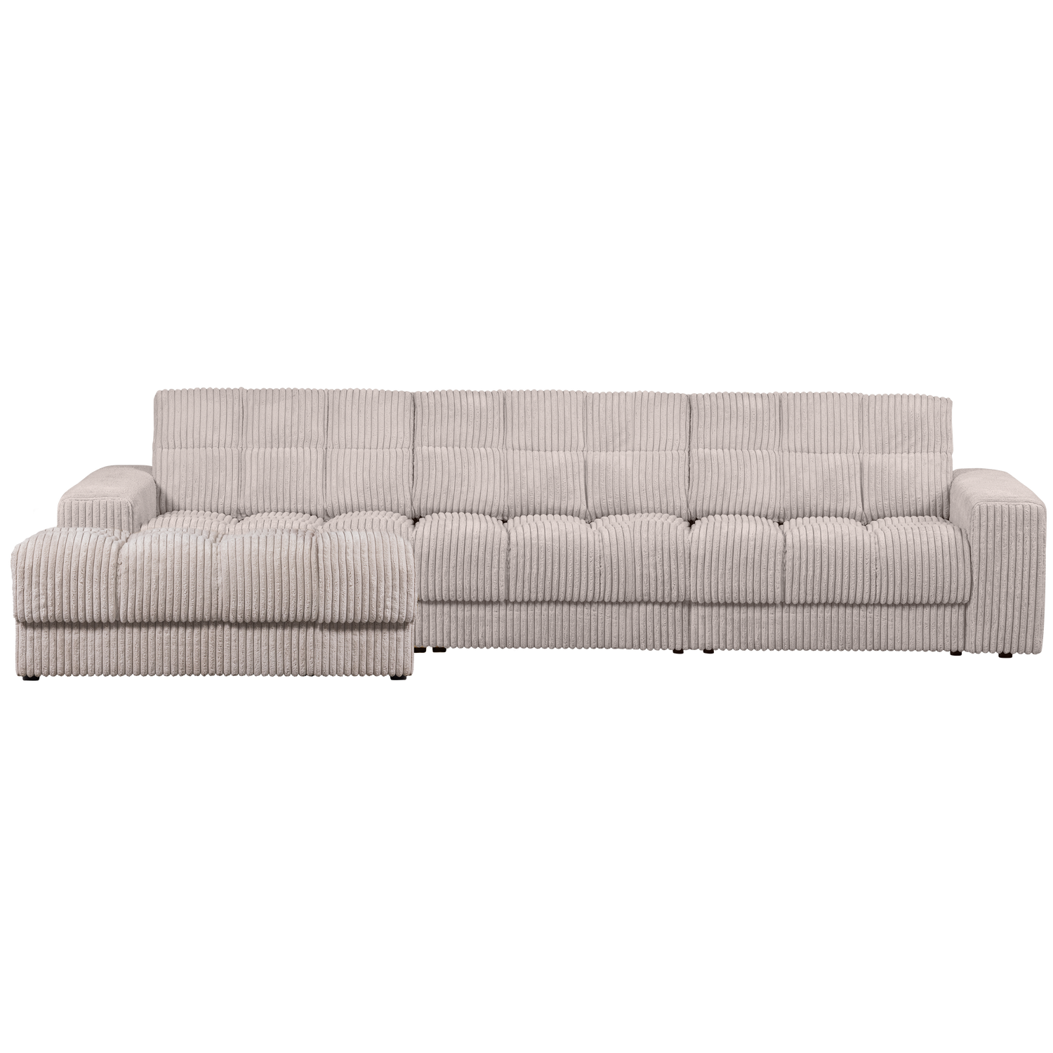 SECOND DATE CHAISE LONGUE LINKS GERIPPTER STOFF NATUR 379012-RN