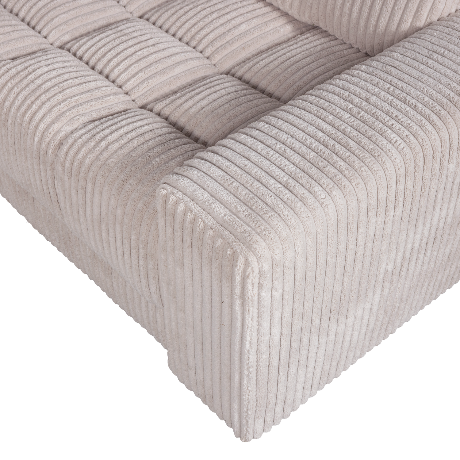 SECOND DATE ECKBANK RECHTS GERIPPTER STOFF NATUR 379015-RN – Bild 7