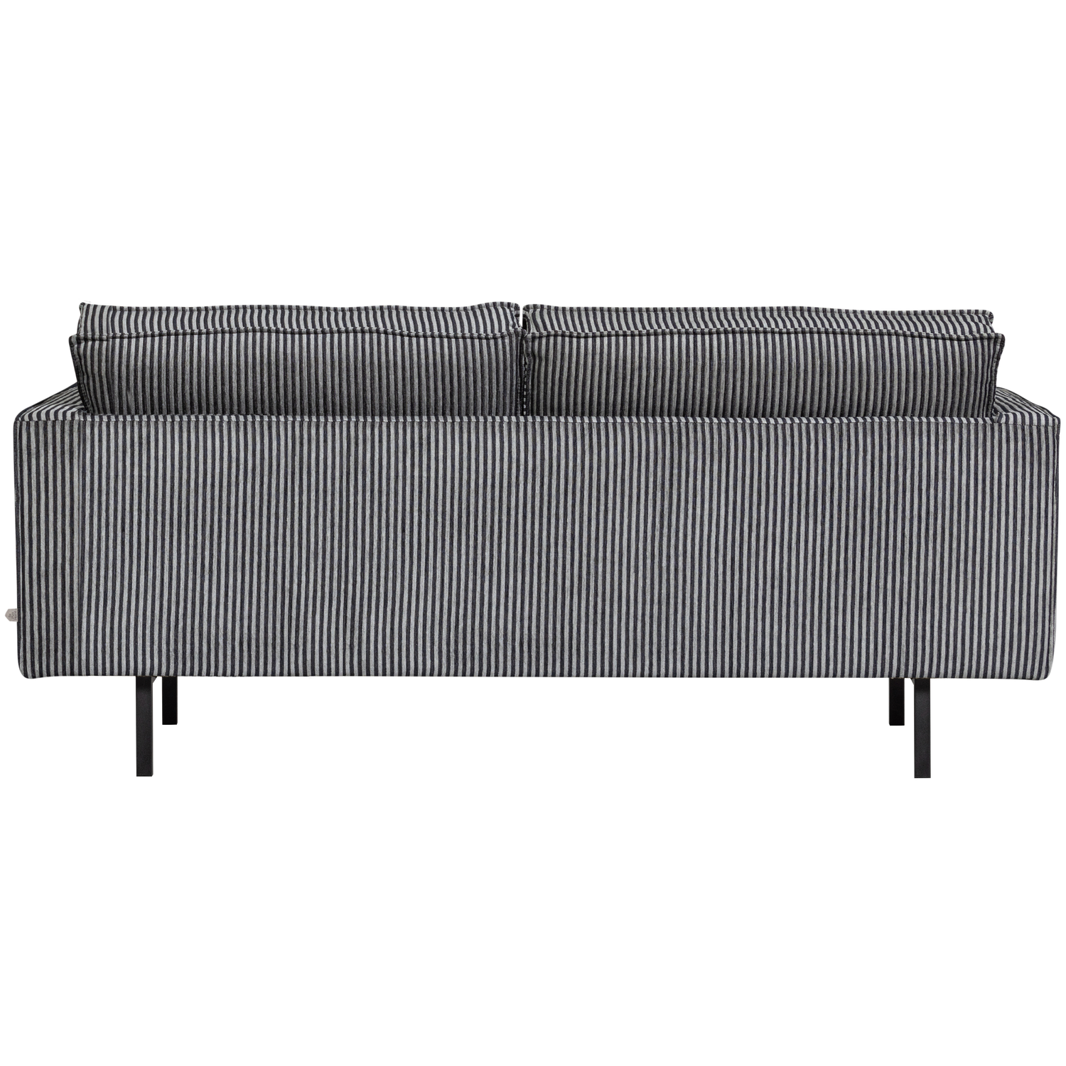 RODEO 2,5-SITZER SOFA STREIFEN SCHWARZ GRAU 800542-ZG – Bild 2